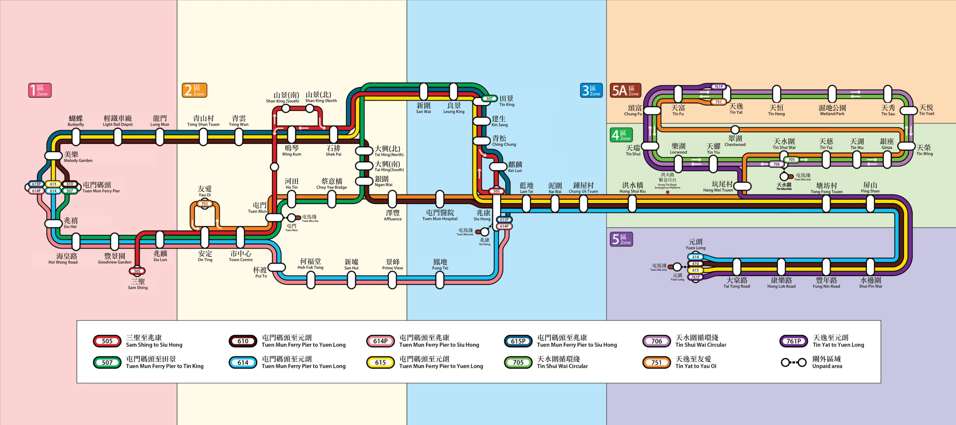 輕鐵路線圖
