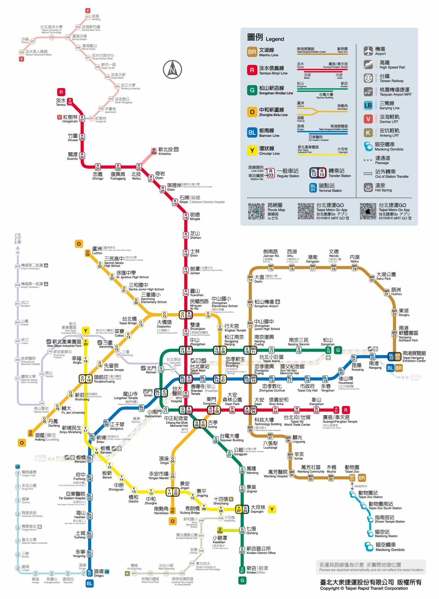 台北捷運路線圖